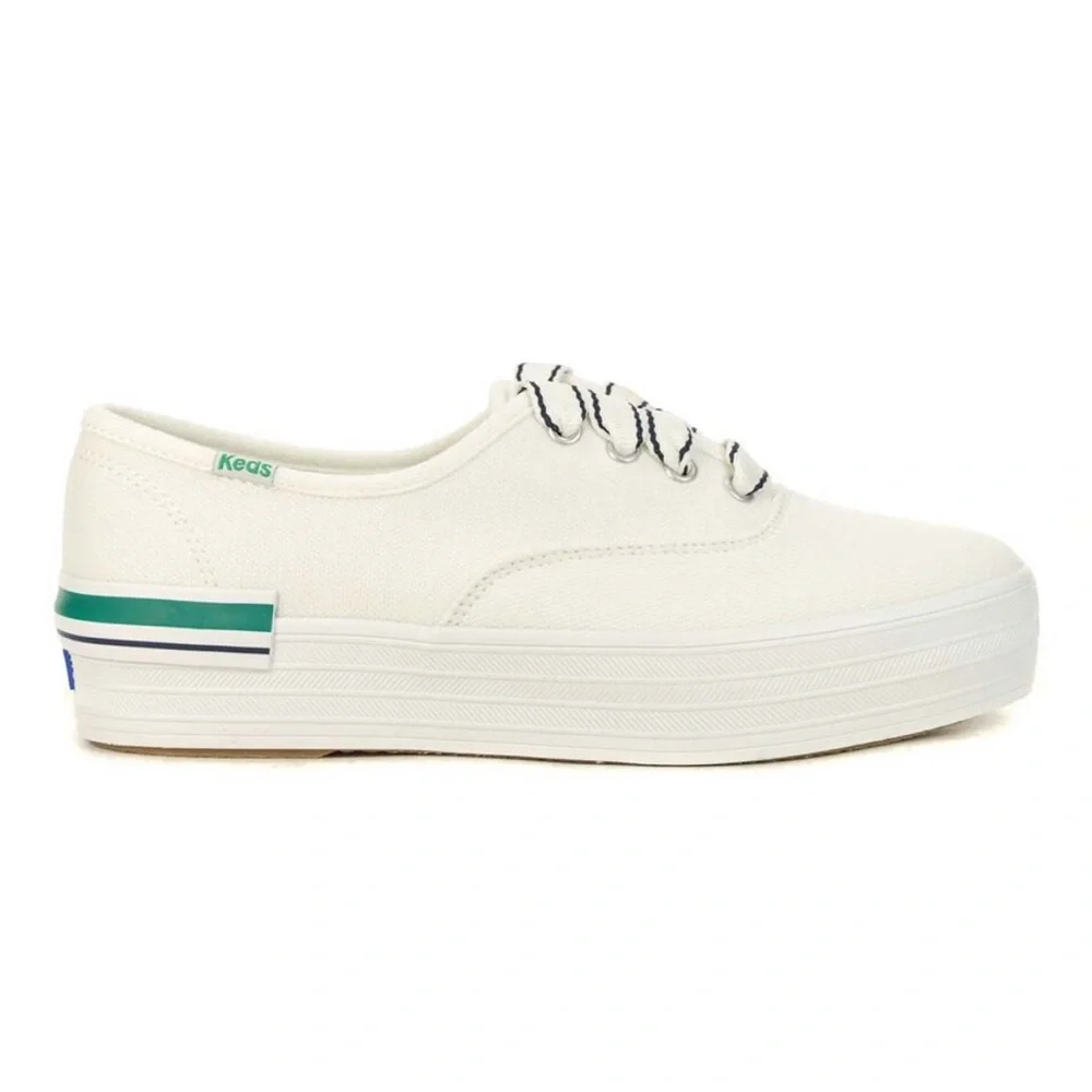 Keds Women's White Platform Sneakers - Picture 1 of 5